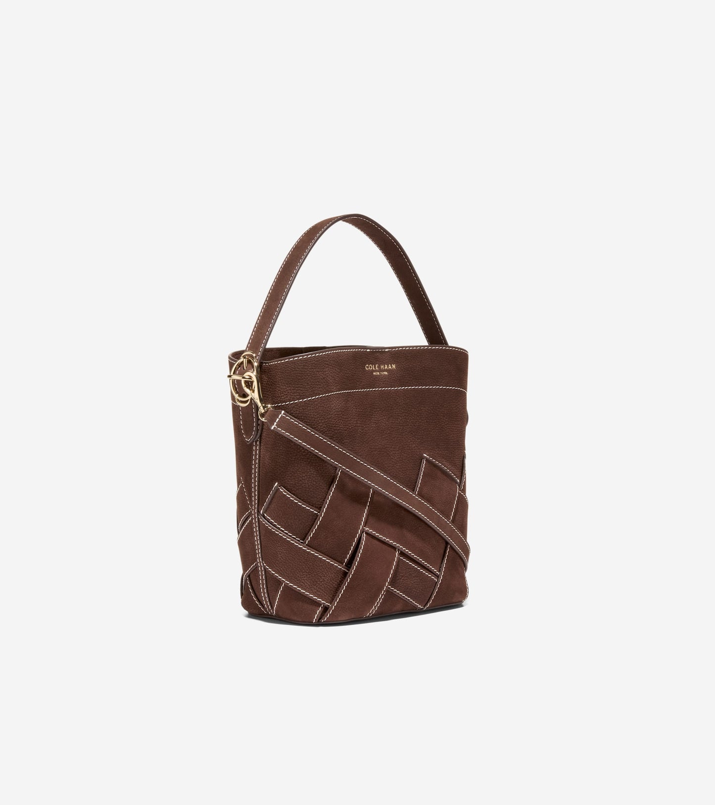 Women's Alexandria Small Bucket Crossbody Bag in Brown | Cole Haan