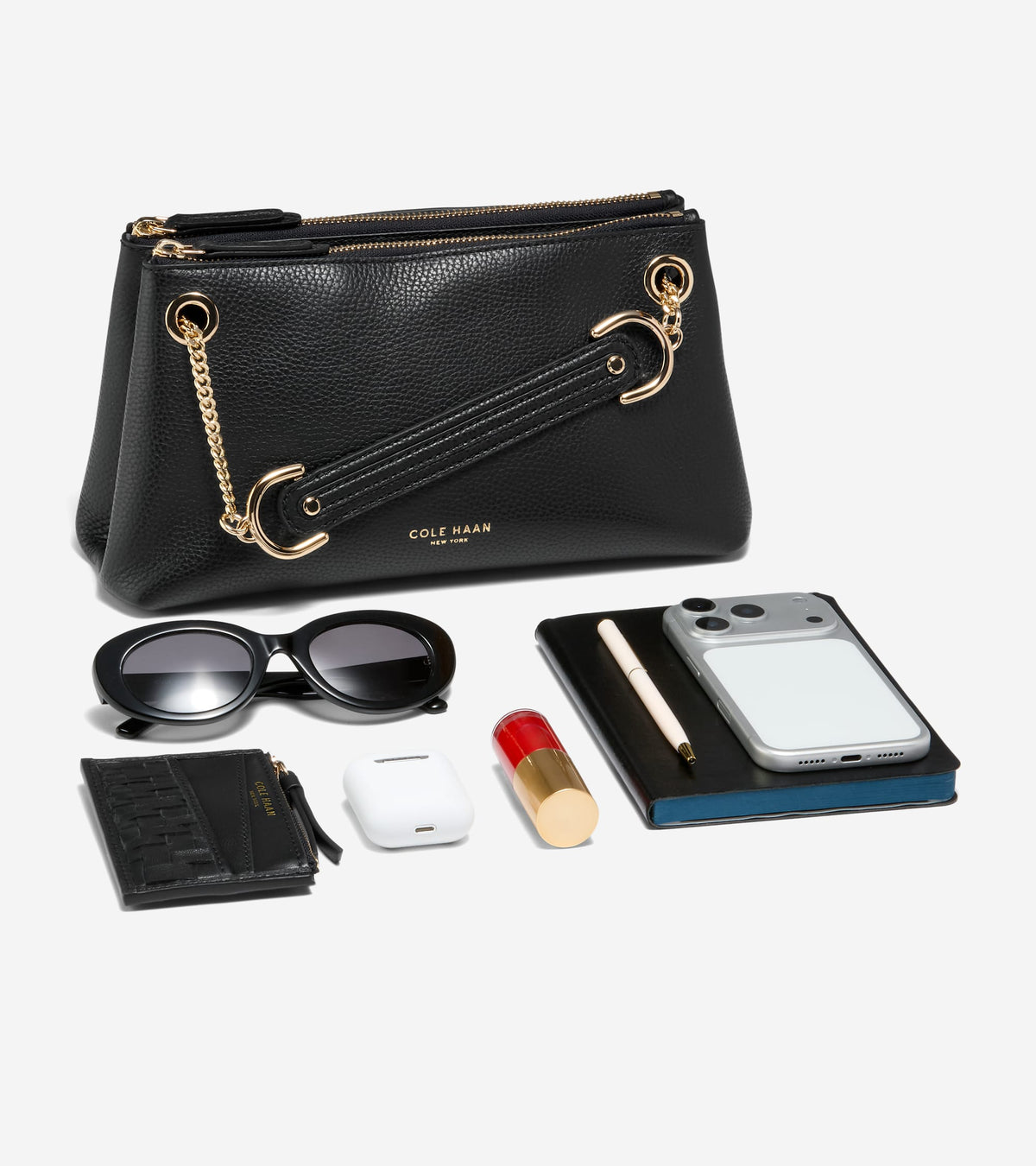 Women's Vivianne Crossbody Bag in Black | Cole Haan