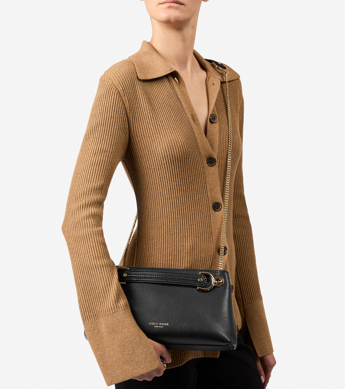 Women's Vivianne Crossbody Bag in Black | Cole Haan