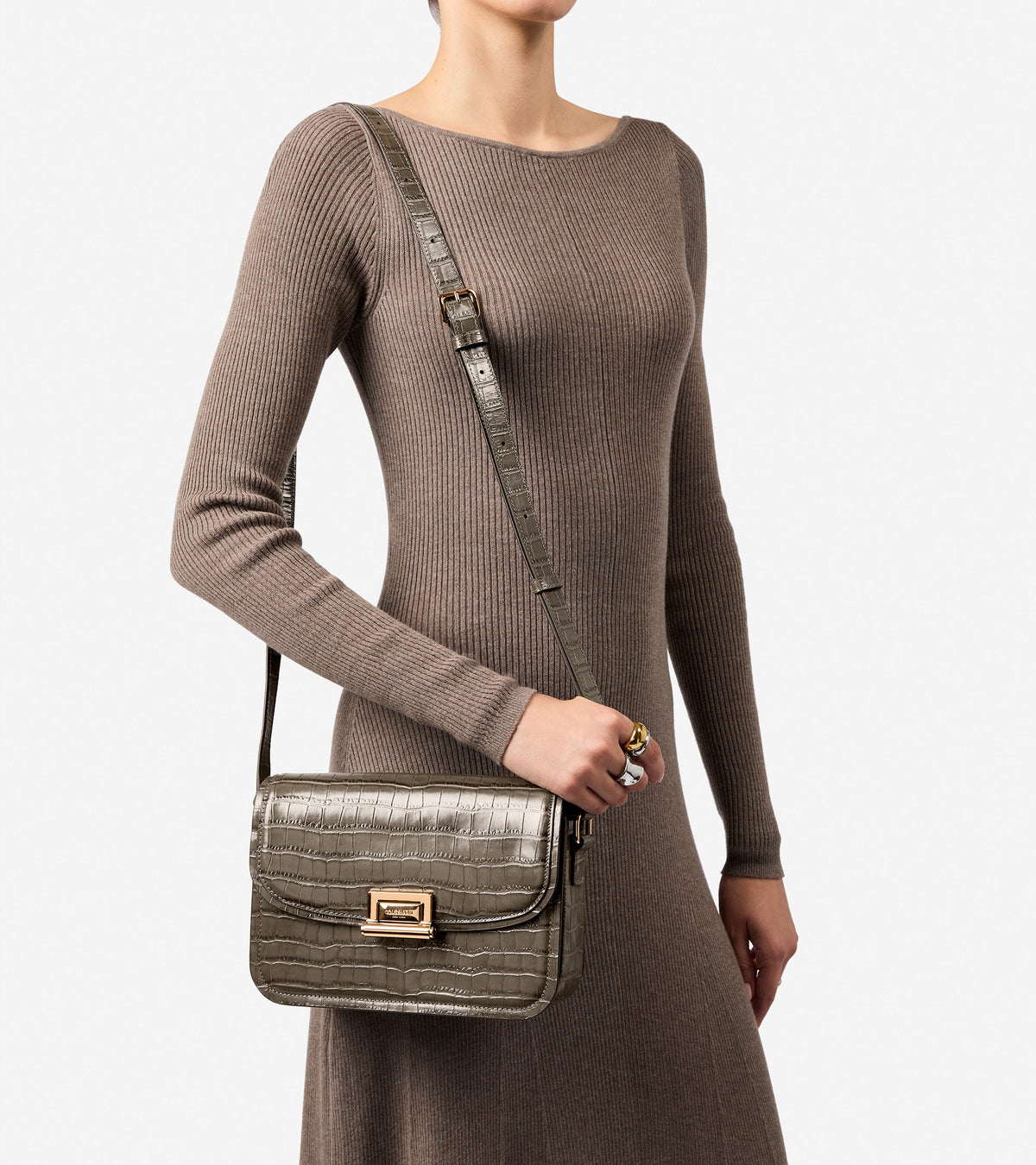 Women's Celeste Crossbody Bag in Green | Cole Haan