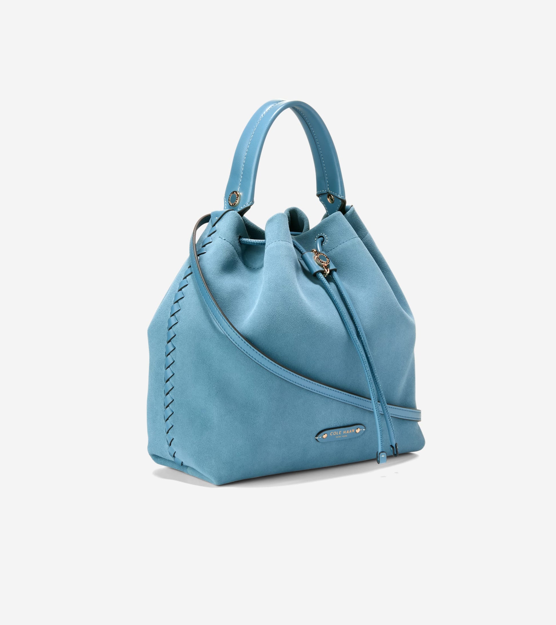 Women's Isabella Bucket Bag in Blue | Cole Haan