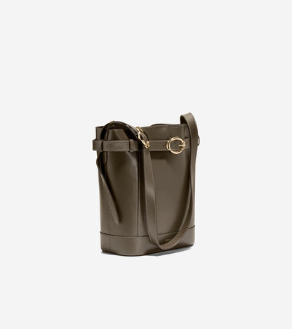 Women's Alexandria Bucket Bag in Green | Cole Haan