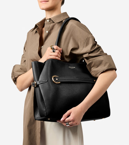 Women's Vivianne Tote Bag in Black | Cole Haan