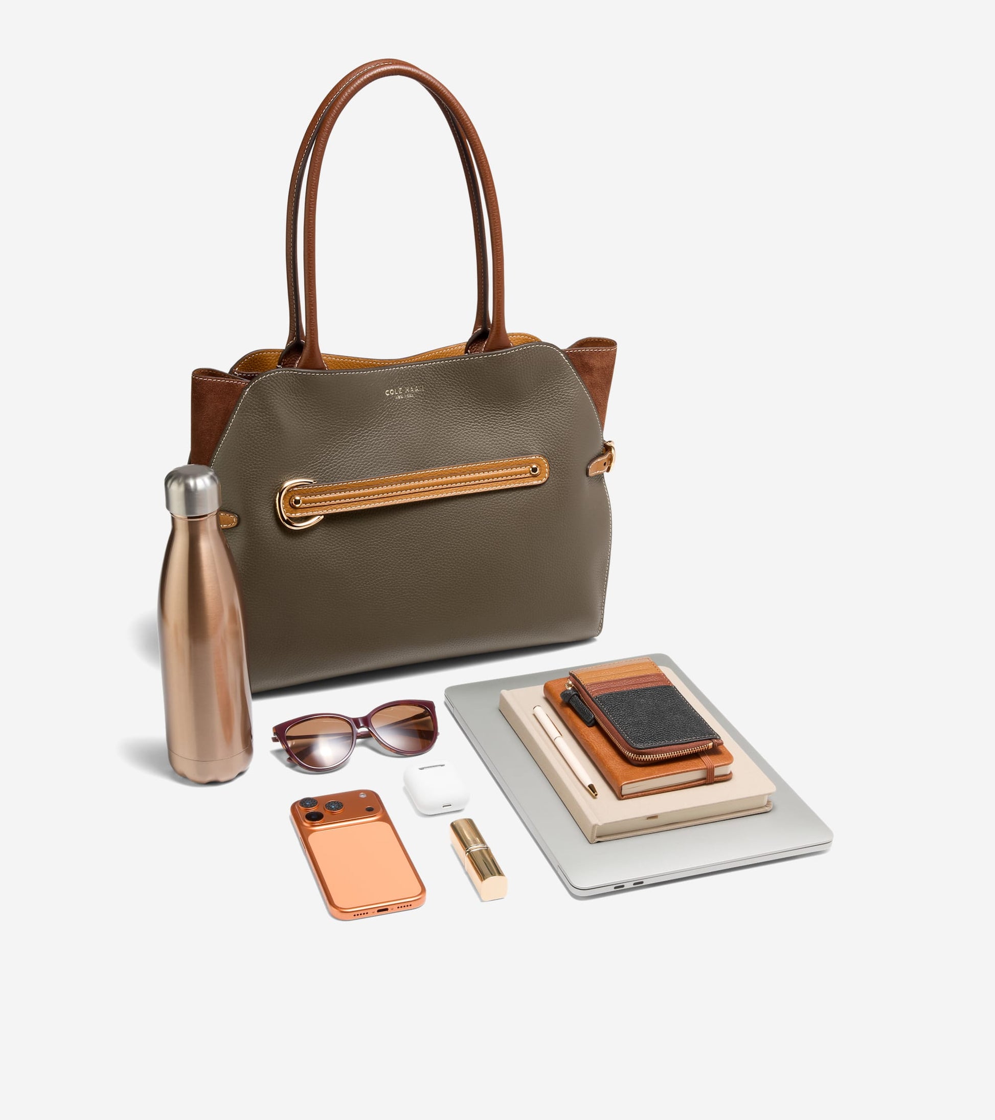 Women's Vivianne Tote Bag in Green | Cole Haan
