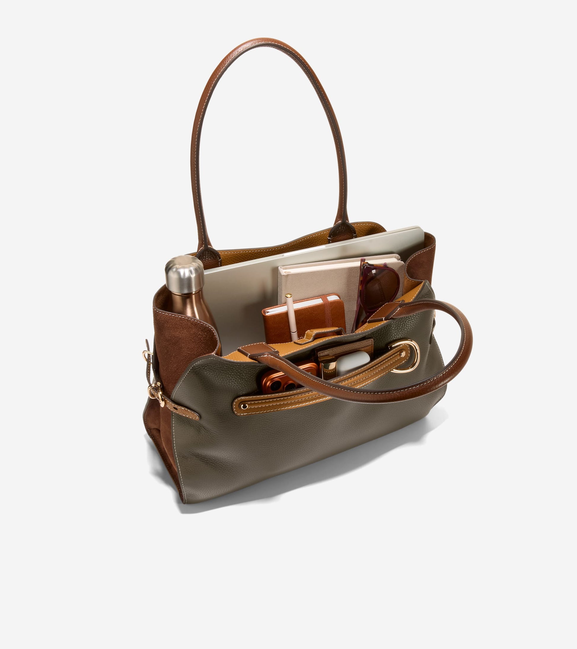Women's Vivianne Tote Bag in Green | Cole Haan