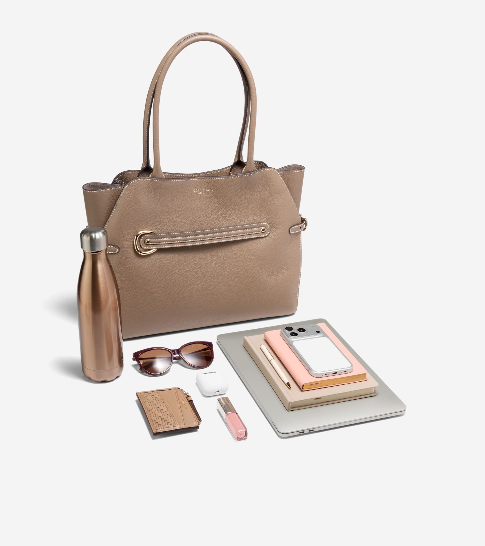 Women's Vivianne Tote Bag in Beige | Cole Haan