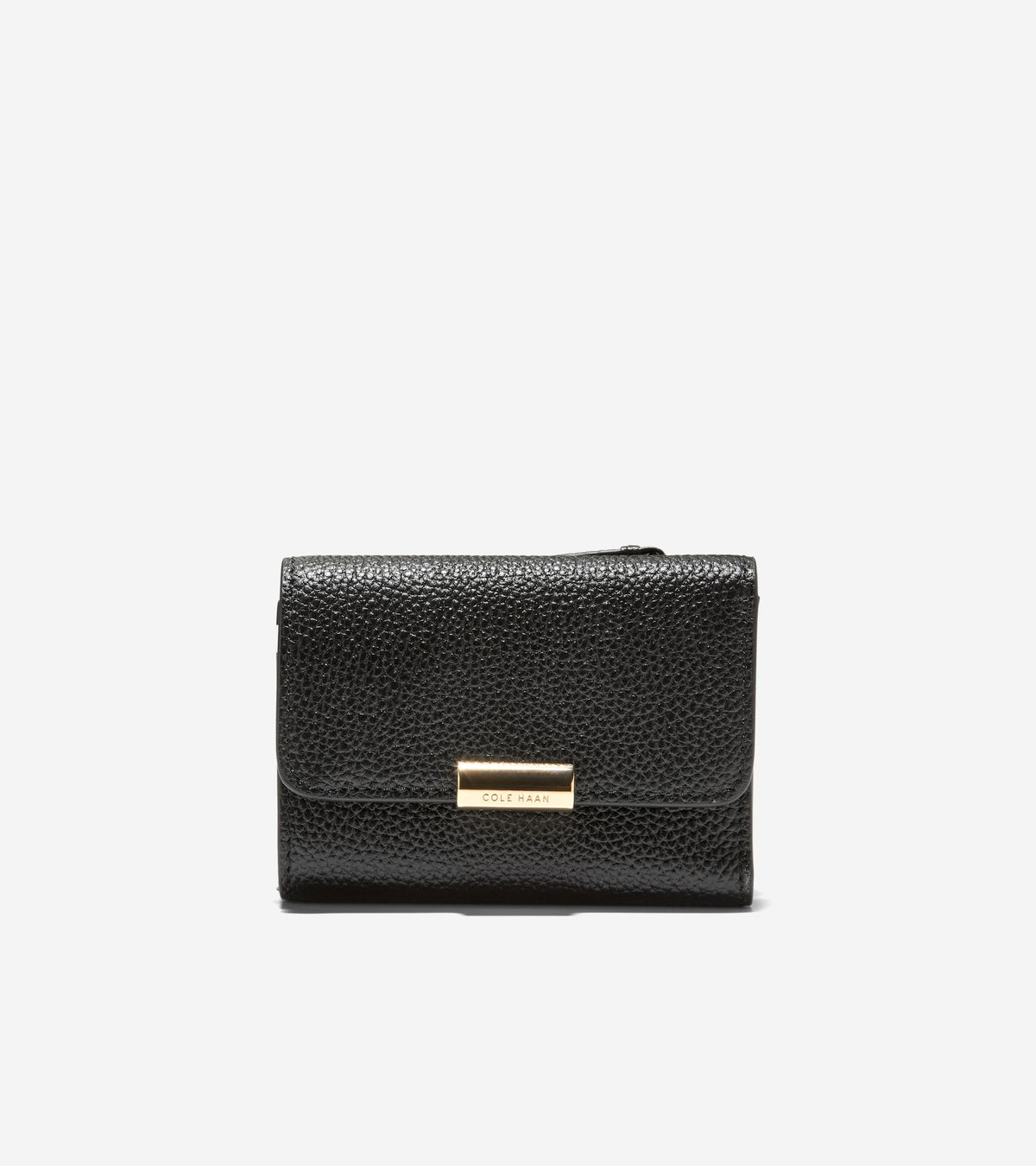 Women's Rachel Compact Wallet with Removable Card Case in Black | Cole Haan