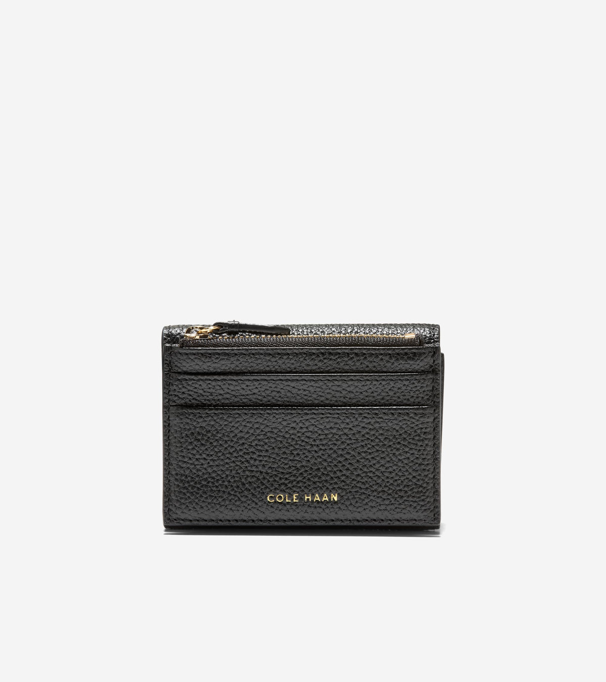 Women's Rachel Compact Wallet with Removable Card Case in Black | Cole Haan