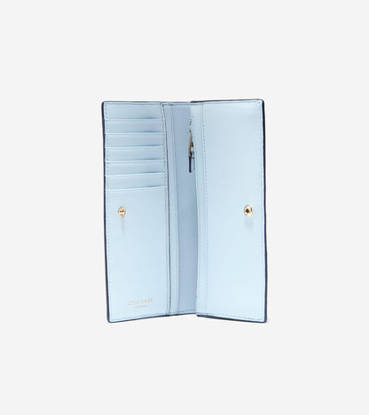 Women's Esme Vertical Wallet in Blue | Cole Haan