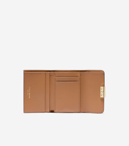 Women's Rachel Compact Wallet with Removable Card Case in Brown | Cole Haan