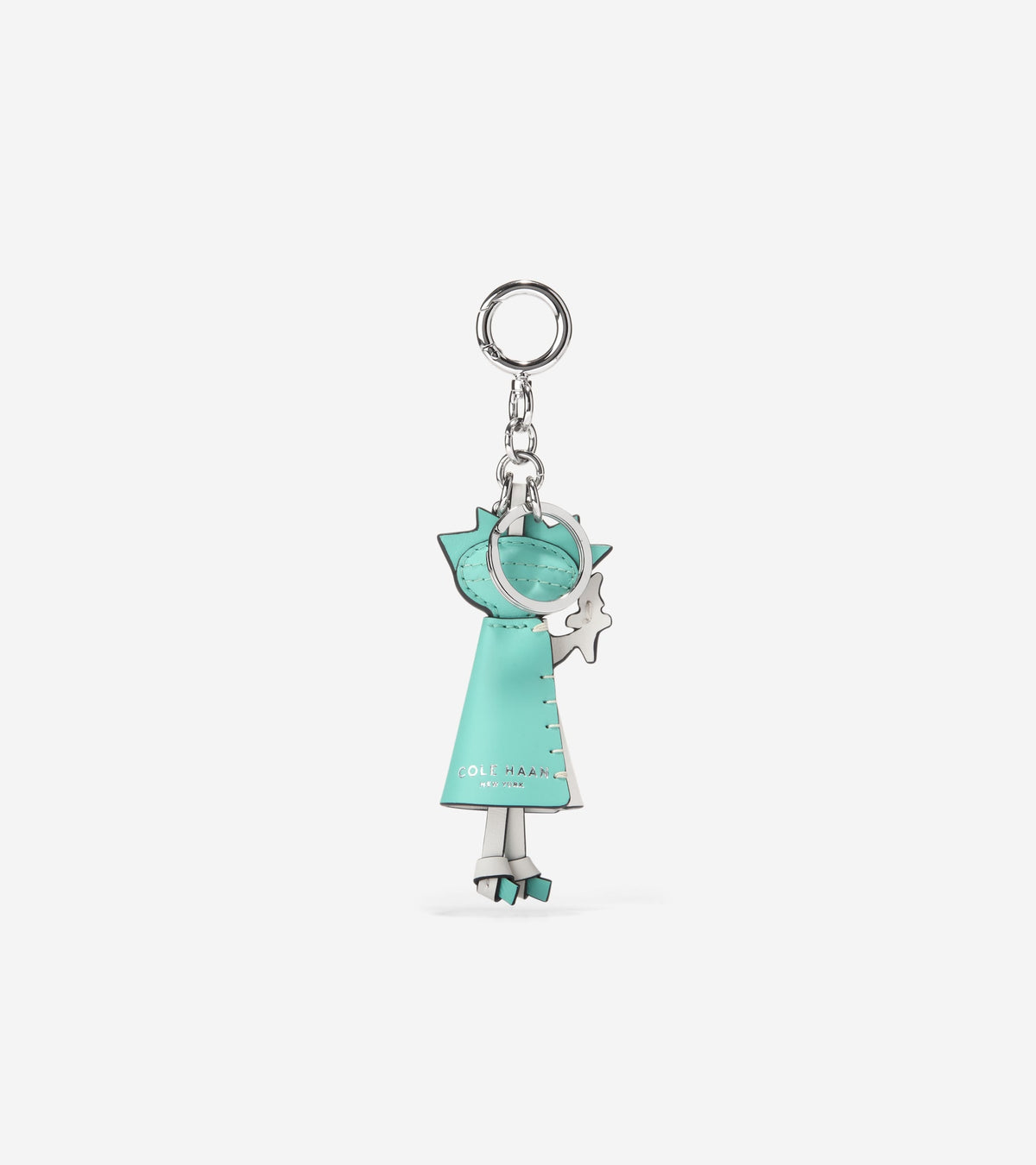 Women's Lady Liberty Key Fob Bag Charm in Blue | Cole Haan