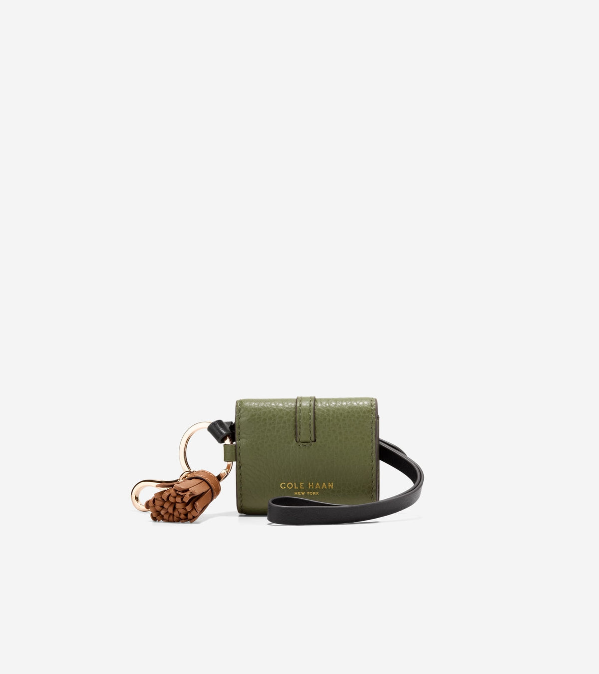 Women's Alexandria Earbud Case Key Fob in Green | Cole Haan