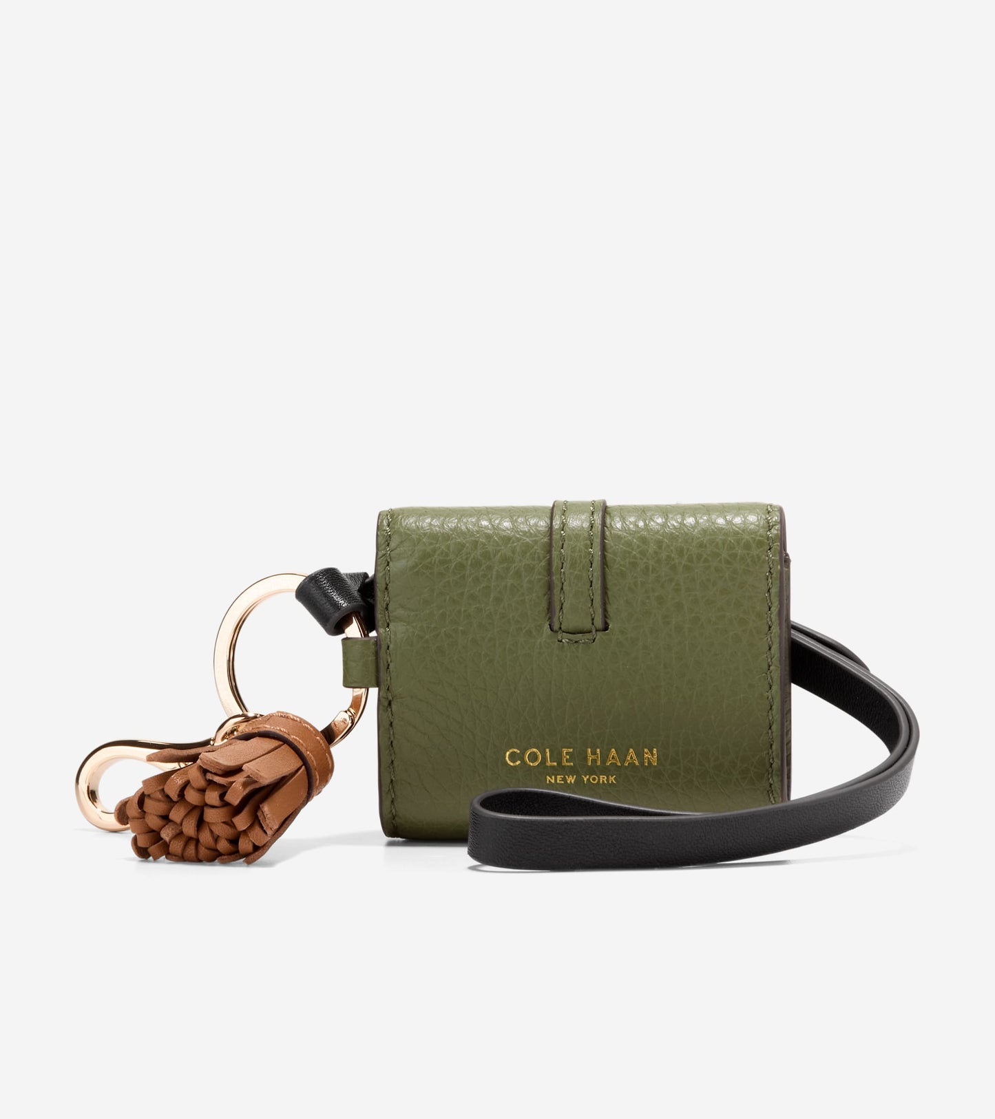 Women's Alexandria Earbud Case Key Fob in Green | Cole Haan