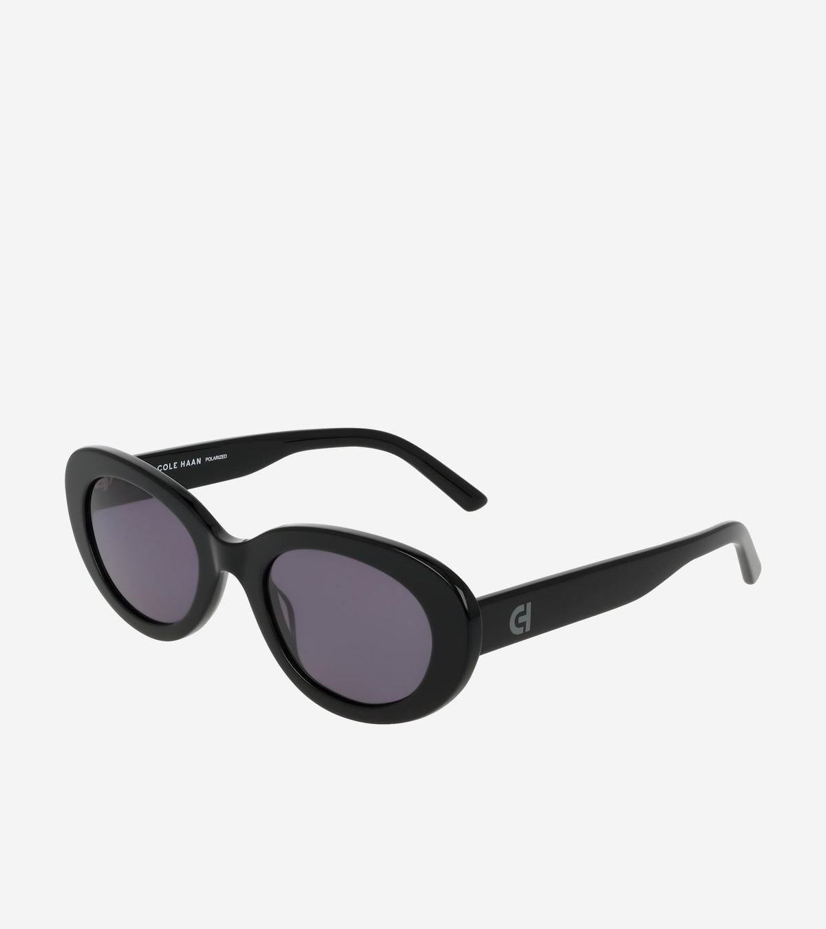 Women's Bold Oval Sunglasses in Black | Cole Haan