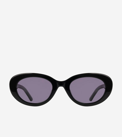 Women's Bold Oval Sunglasses in Black | Cole Haan