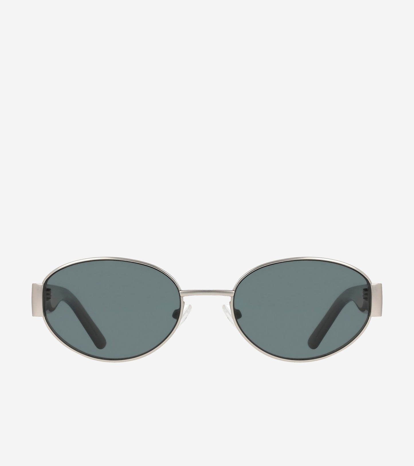 Women's Luxe Oval Sunglasses in Silver | Cole Haan