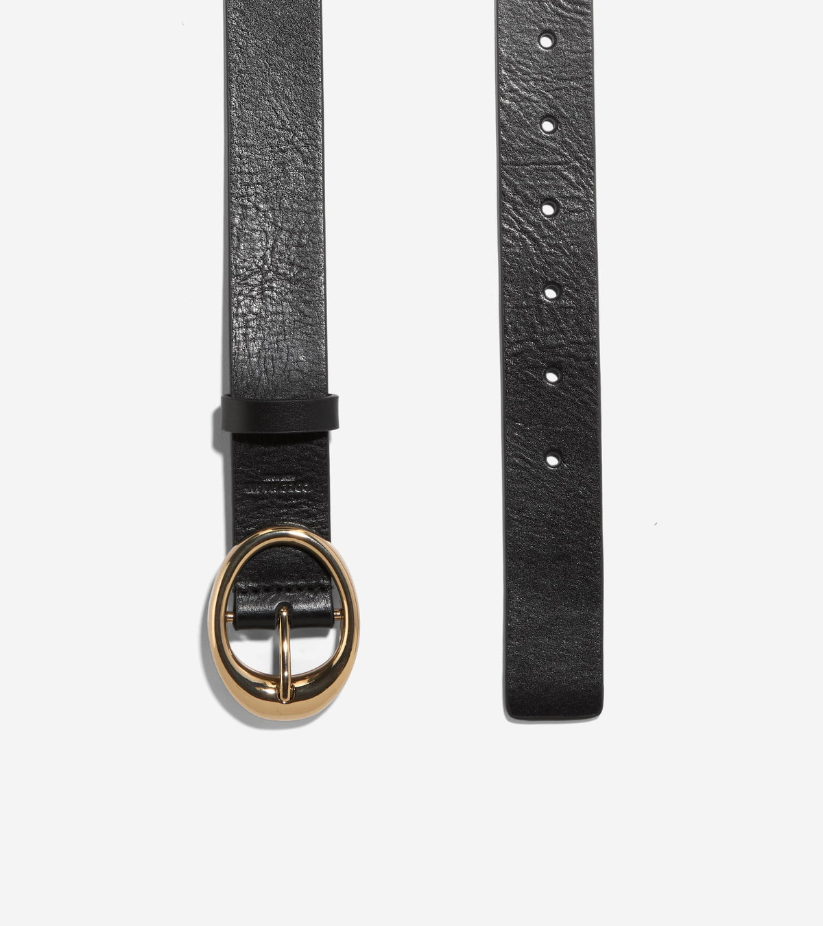 Women's 31MM Oval Centerbar Belt in Black | Cole Haan