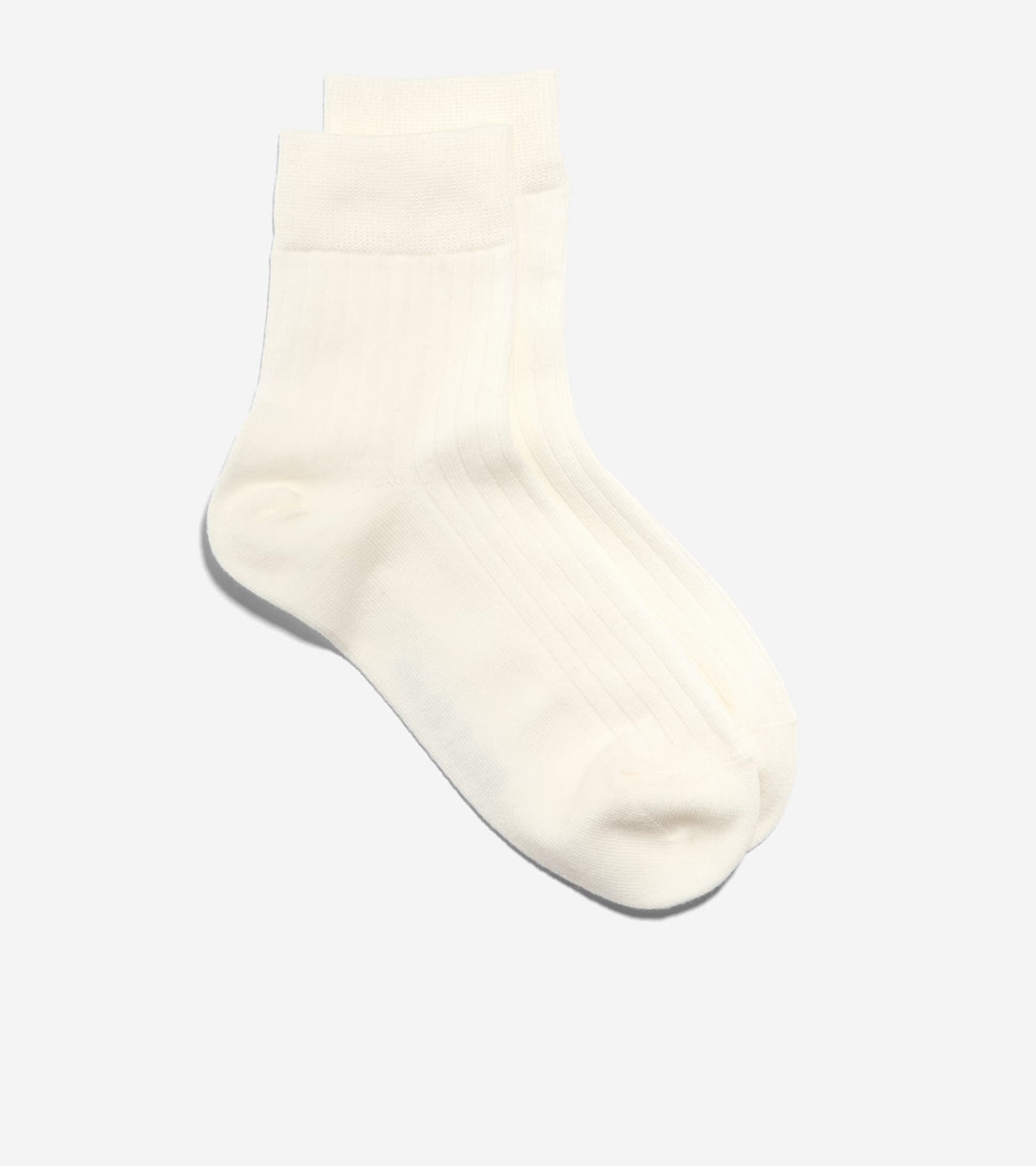 Women's Ribbed Anklet Socks in White | Cole Haan