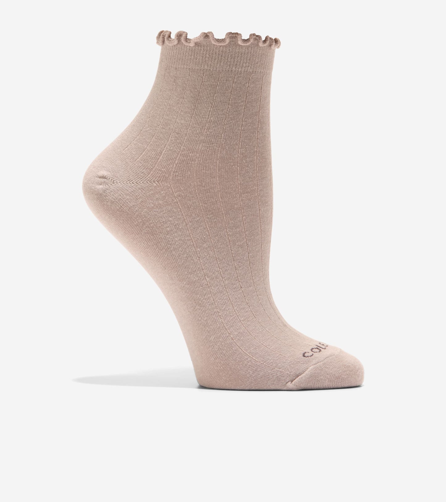 Women's 2-Pair Ruffle Quarter Ankle Socks in Black | Cole Haan