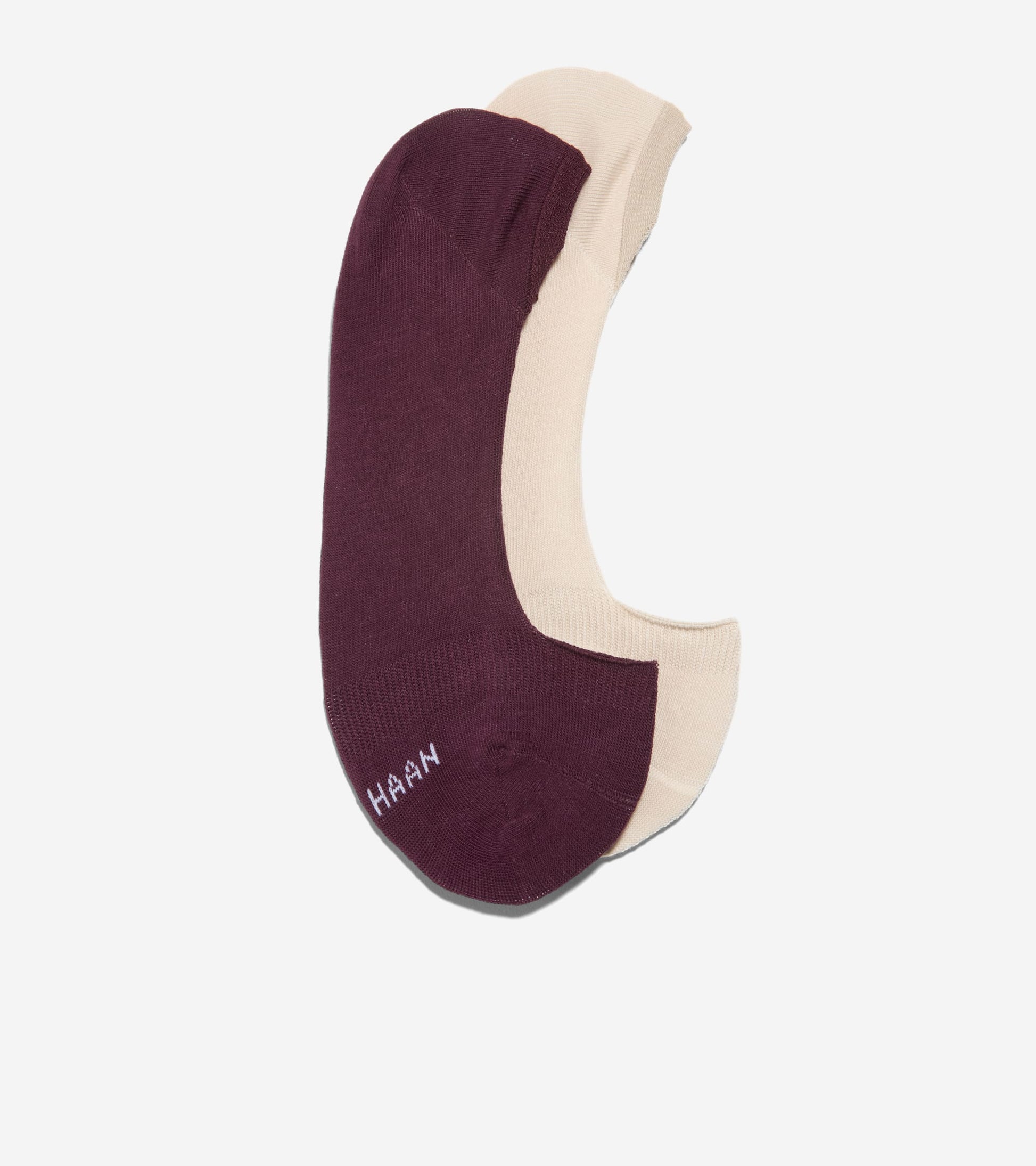 Women's 2-Pair Combed Cotton No Show Liner Socks in Red | Cole Haan