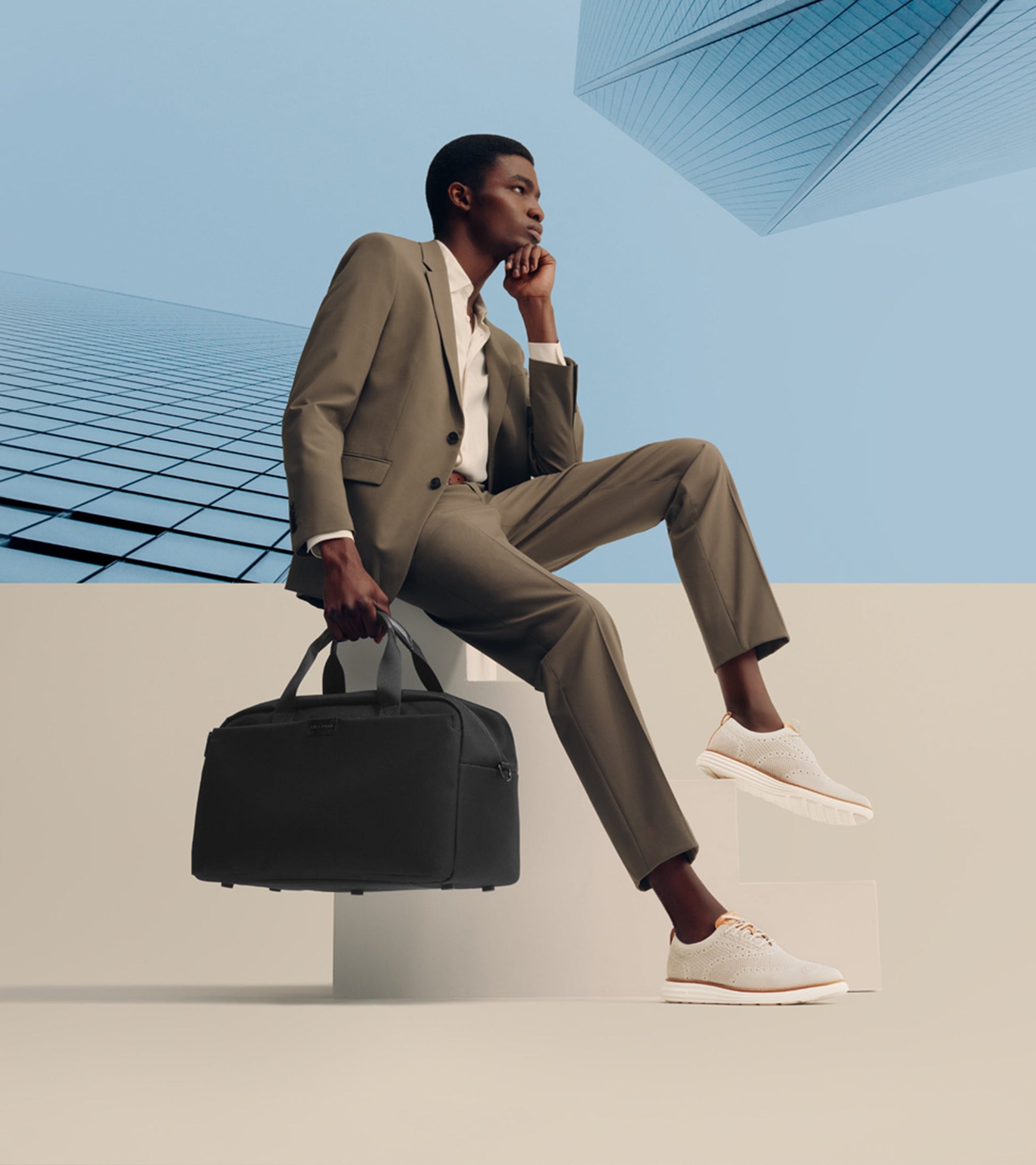 Central Duffle Bag in Black | Cole Haan