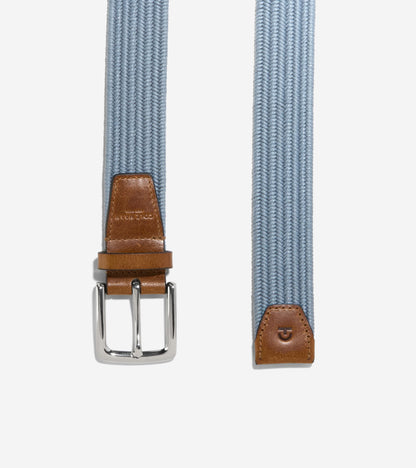Men's 35MM Stretch Web Belt in Blue | Cole Haan