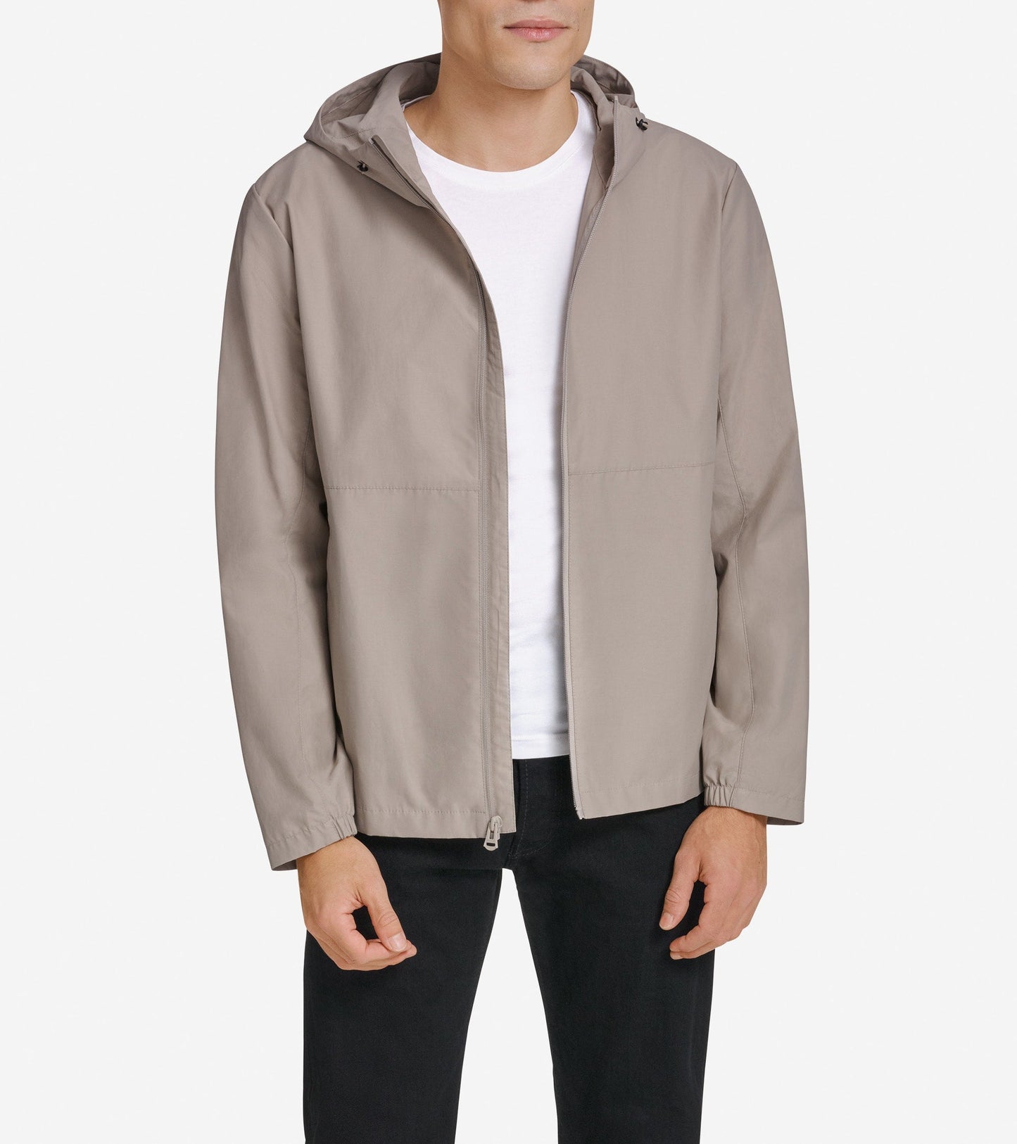 Men's Packable Running Rain Jacket in Beige | Cole Haan
