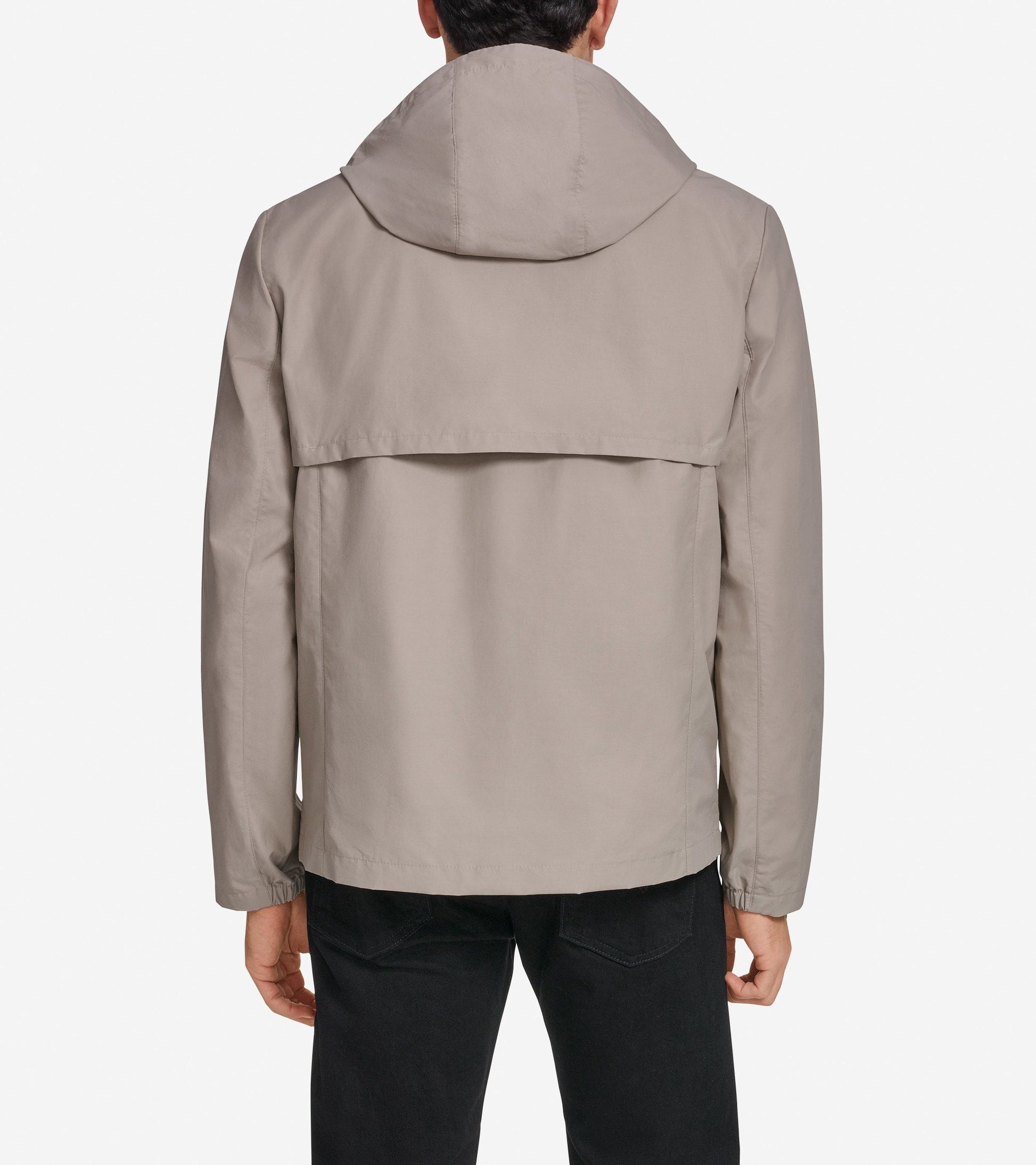 Men's Packable Running Rain Jacket in Beige | Cole Haan