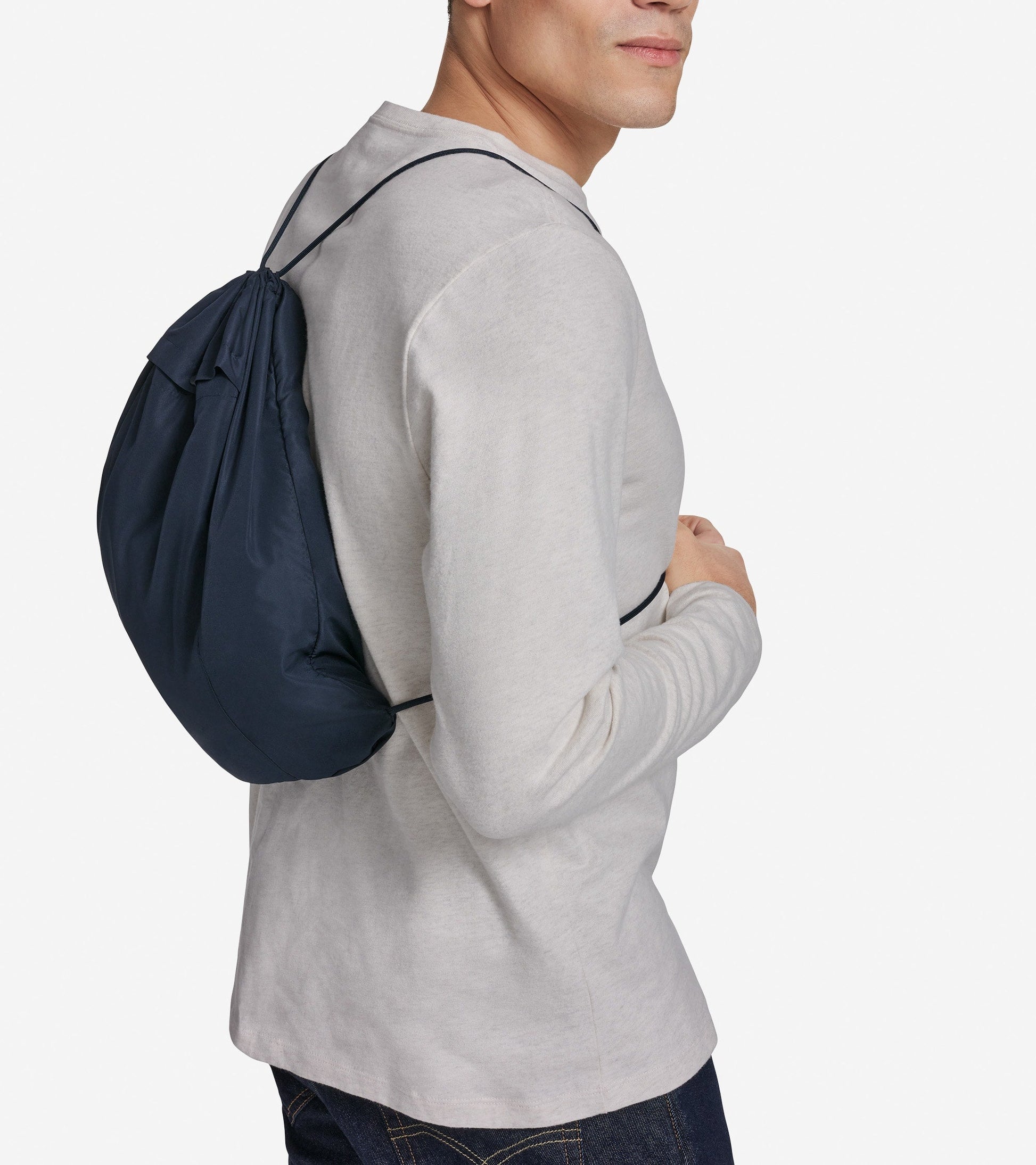 Men's Packable Running Rain Jacket in Blue | Cole Haan