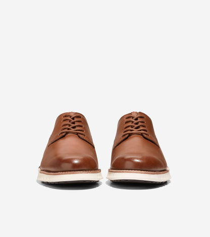 Men's ZERØGRAND Remastered Plain Toe Oxfords in Brown | Cole Haan