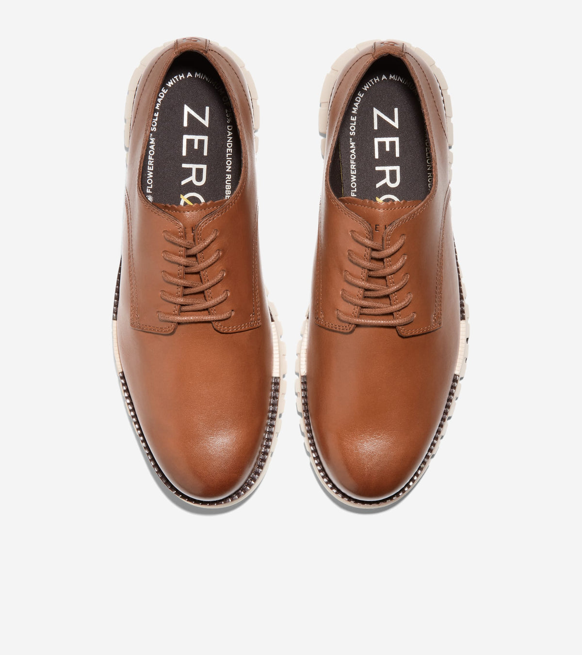 Men's ZERØGRAND Remastered Plain Toe Oxfords in Brown | Cole Haan