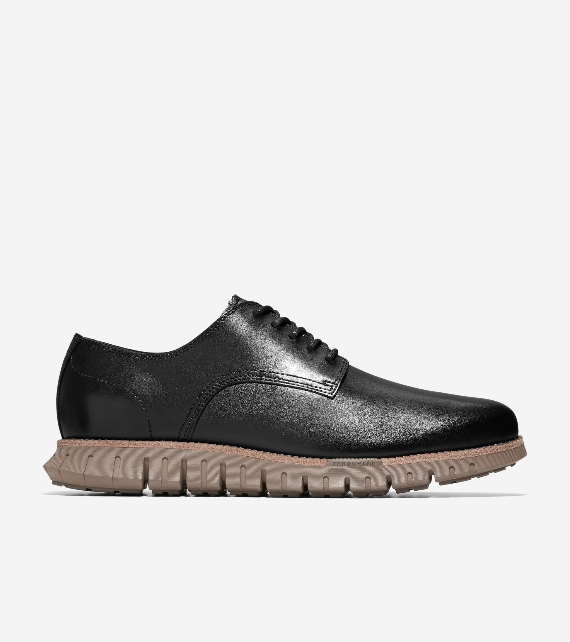 Men's ZERØGRAND Remastered Plain Toe Oxfords in Black | Cole Haan