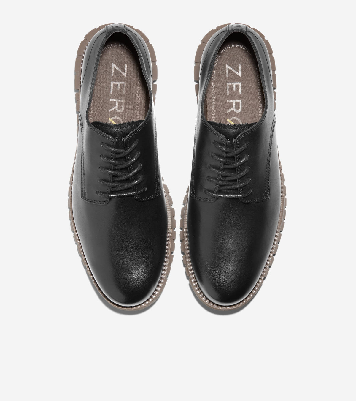 Men's ZERØGRAND Remastered Plain Toe Oxfords in Black | Cole Haan