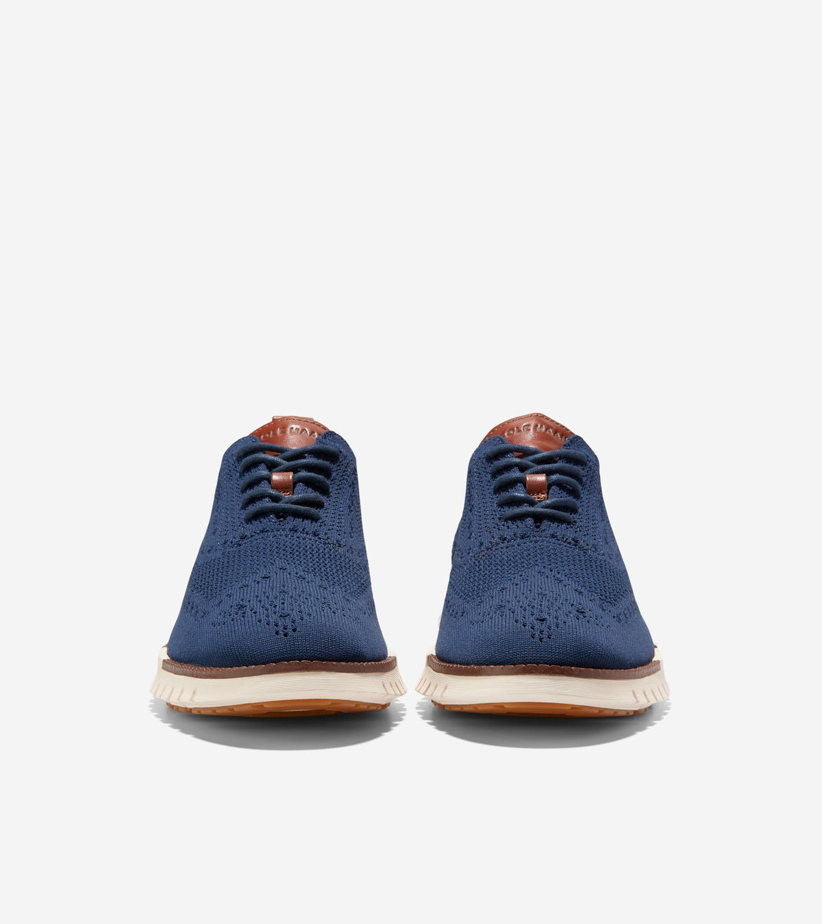Men's ZERØGRAND Remastered Stitchlite™ Wingtip Oxfords in Blue | Cole Haan