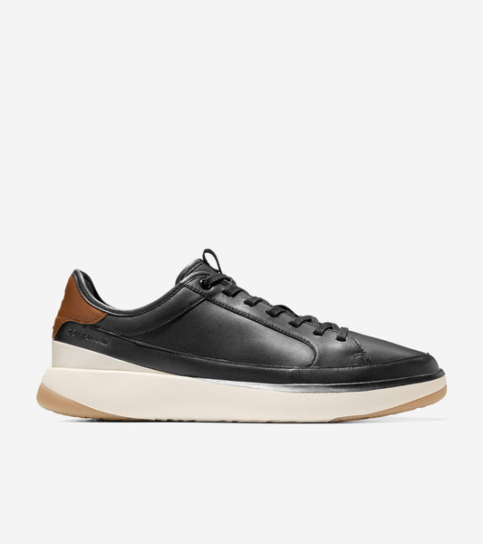 Men's GrandPrø All-Day Court Sneakers in Black | Cole Haan