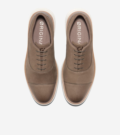 Men's ØriginalGrand CitySpectre Cap Toe Oxfords in Brown | Cole Haan