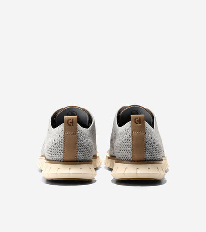 Men's ZERØGRAND Remastered Stitchlite™ Wingtip Oxfords in Grey | Cole Haan