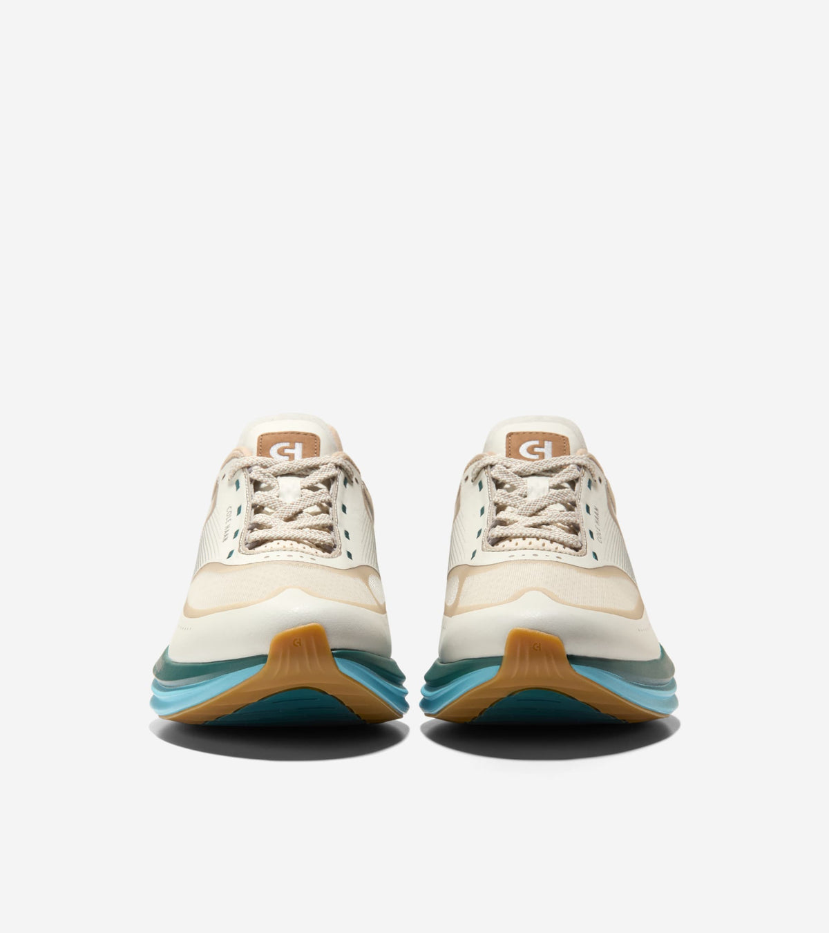 Men's ØriginalGrand Quadstar Running Sneakers in Beige, blue | Cole Haan