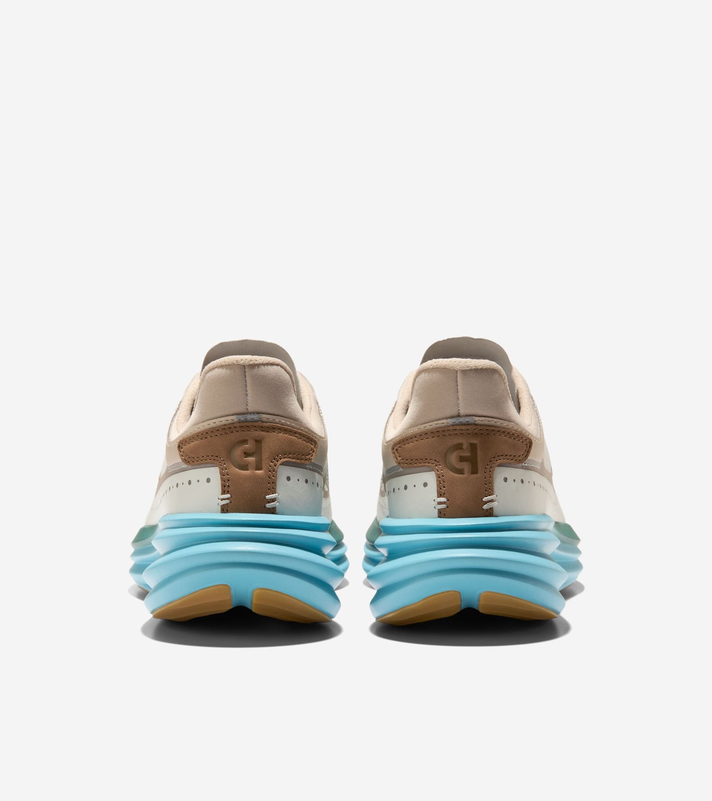 Men's ØriginalGrand Quadstar Running Sneakers in Beige, blue | Cole Haan