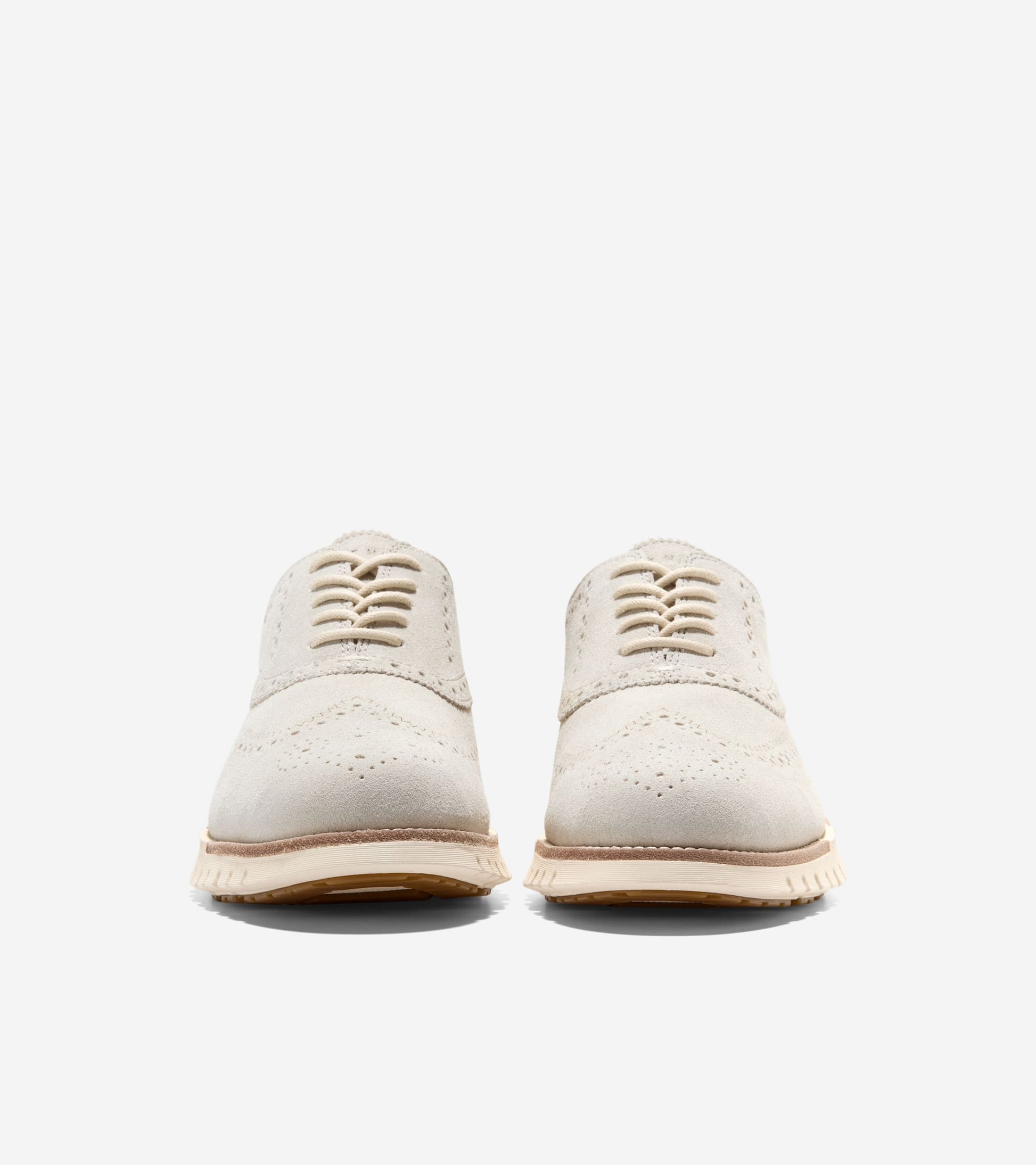 Men's ZERØGRAND Remastered Wingtip Oxfords in Beige | Cole Haan