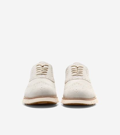 Men's ZERØGRAND Remastered Wingtip Oxfords in Beige | Cole Haan