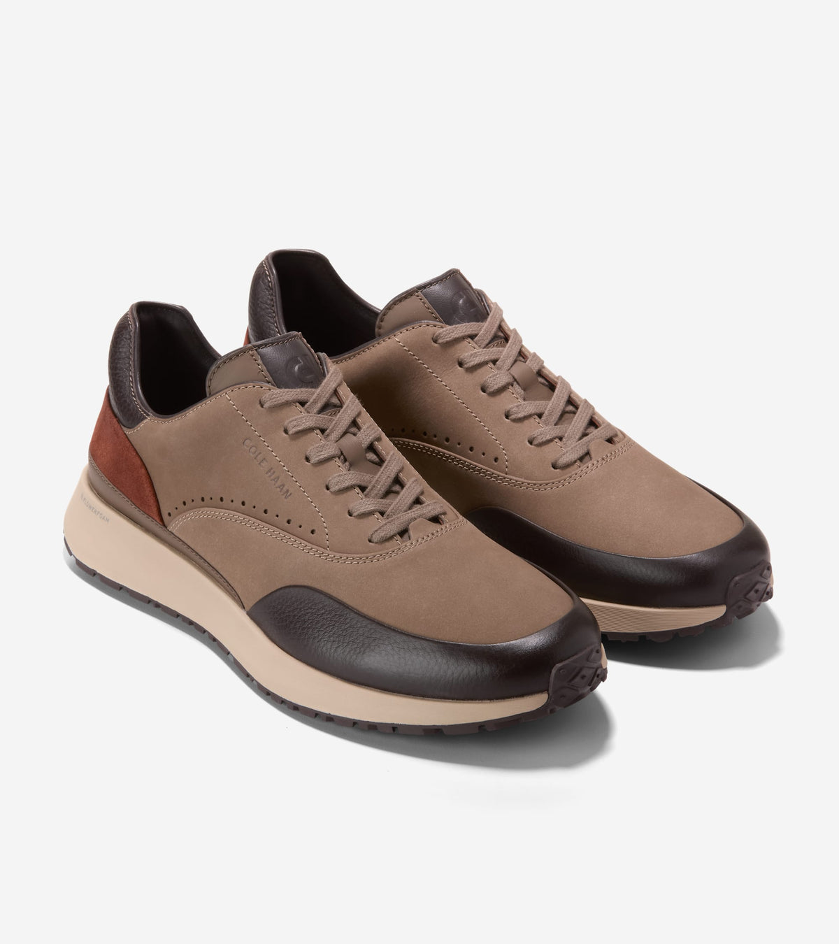 Men's Grandprø Luxe Mile Sneakers in Brown | Cole Haan