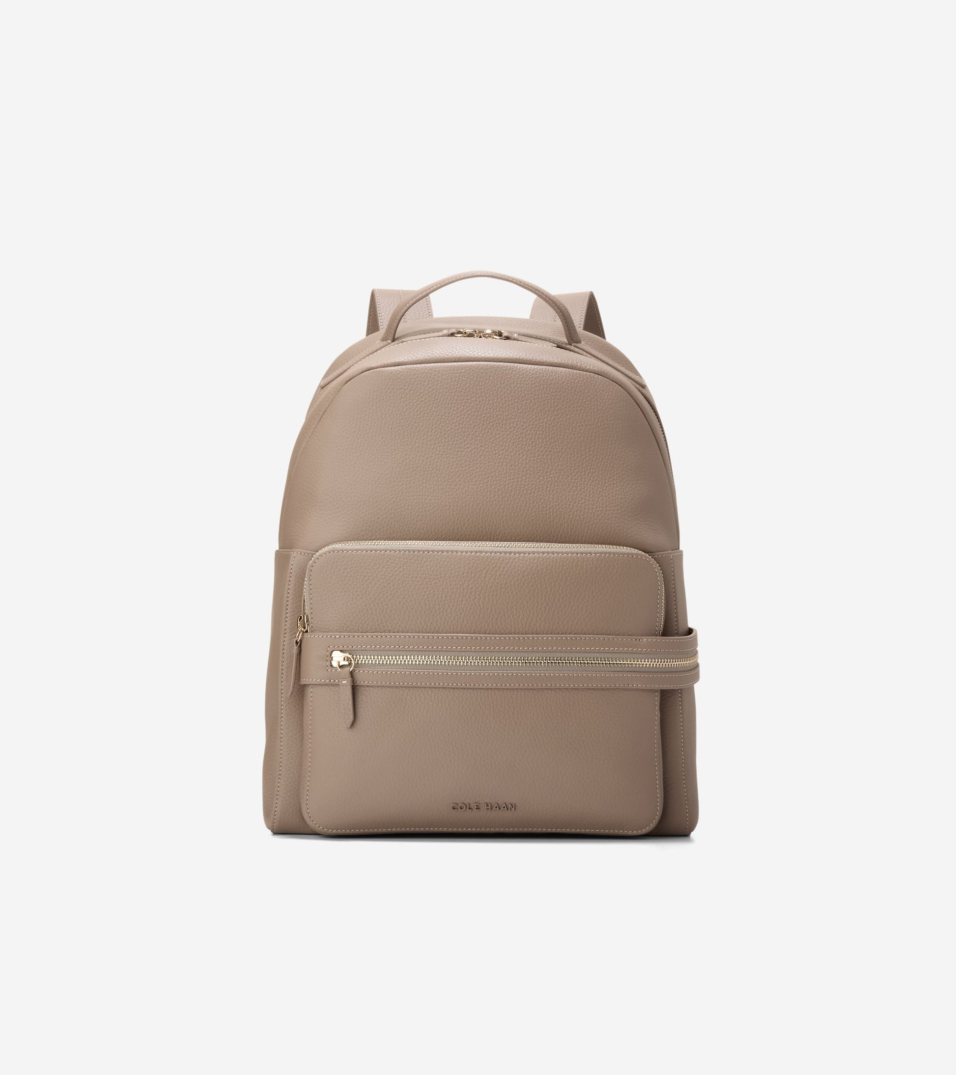 Women's Davis Leather Backpack in Beige | Cole Haan