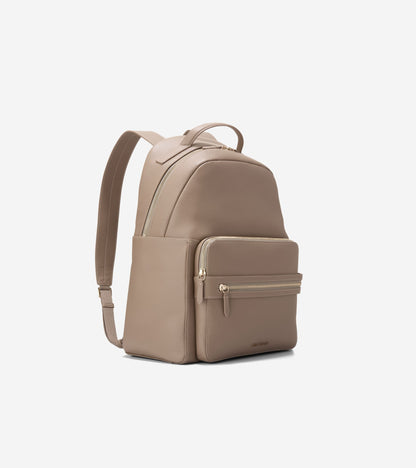 Women's Davis Leather Backpack in Beige | Cole Haan
