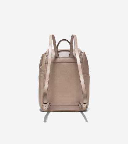 Women's Alexandria Flap Medium Backpack in Beige | Cole Haan
