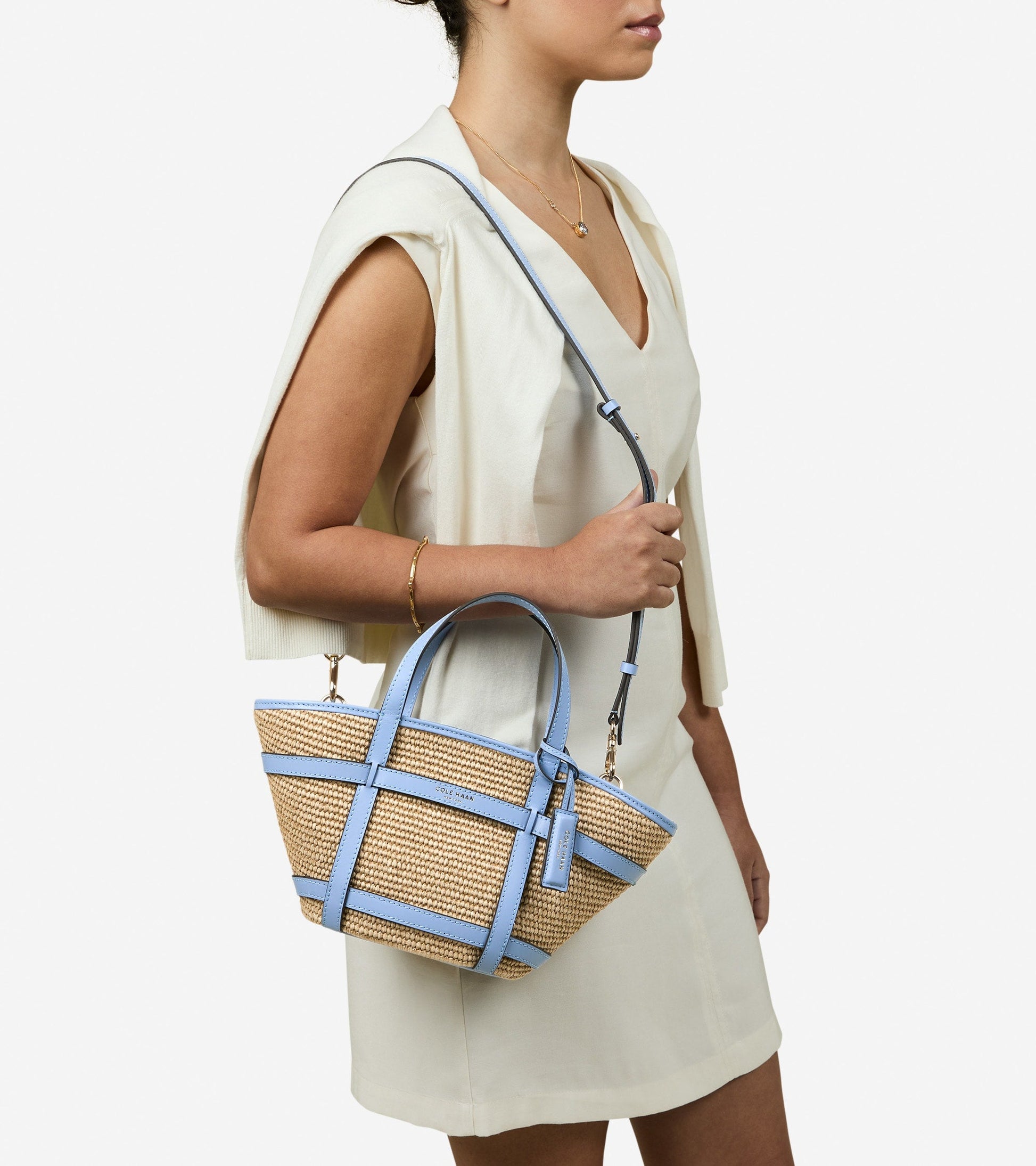 Women's Key West Tote Crossbody Bag in Beige | Cole Haan