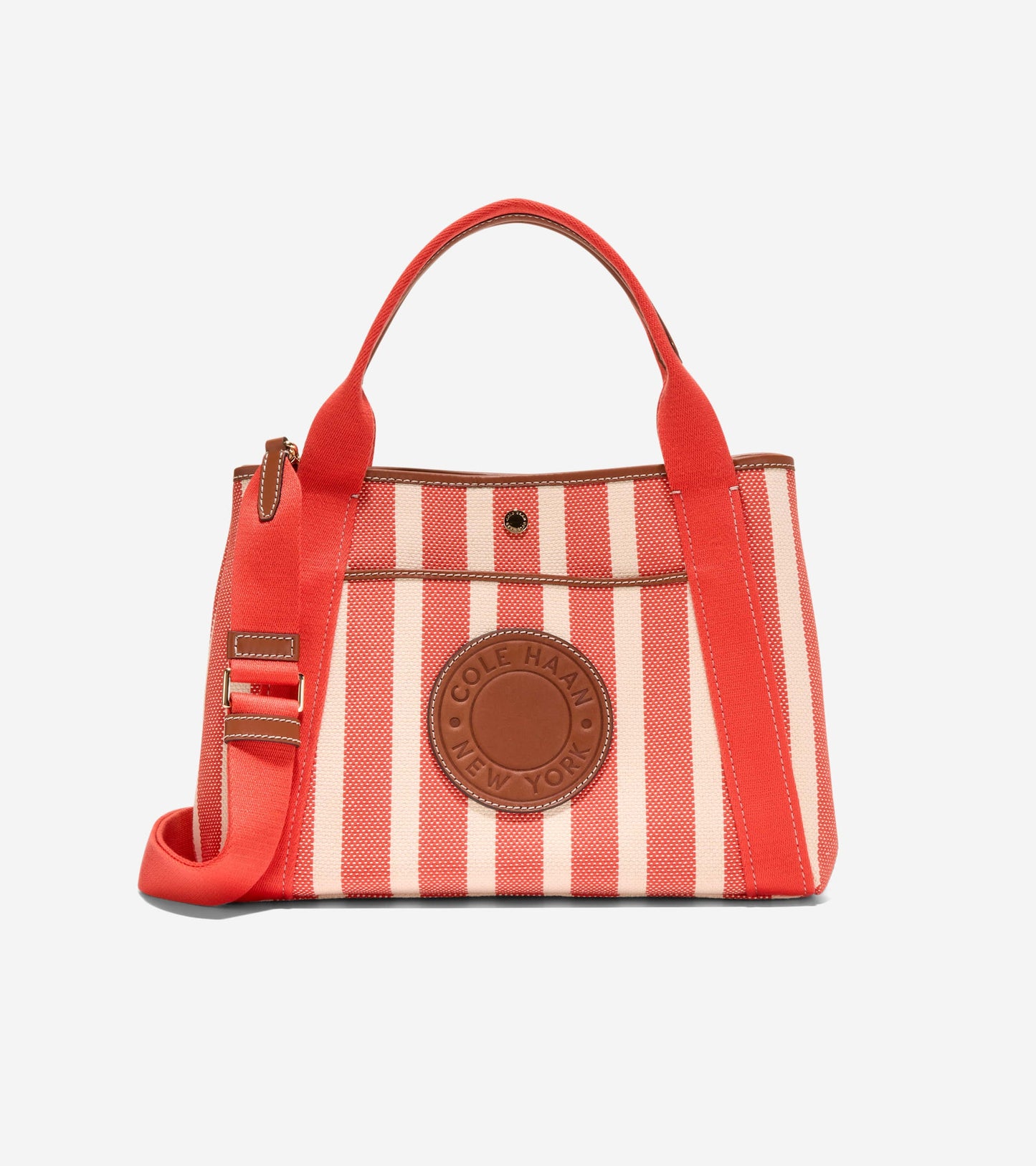 Women's Amagansett Canvas Tote Bag in Red | Cole Haan