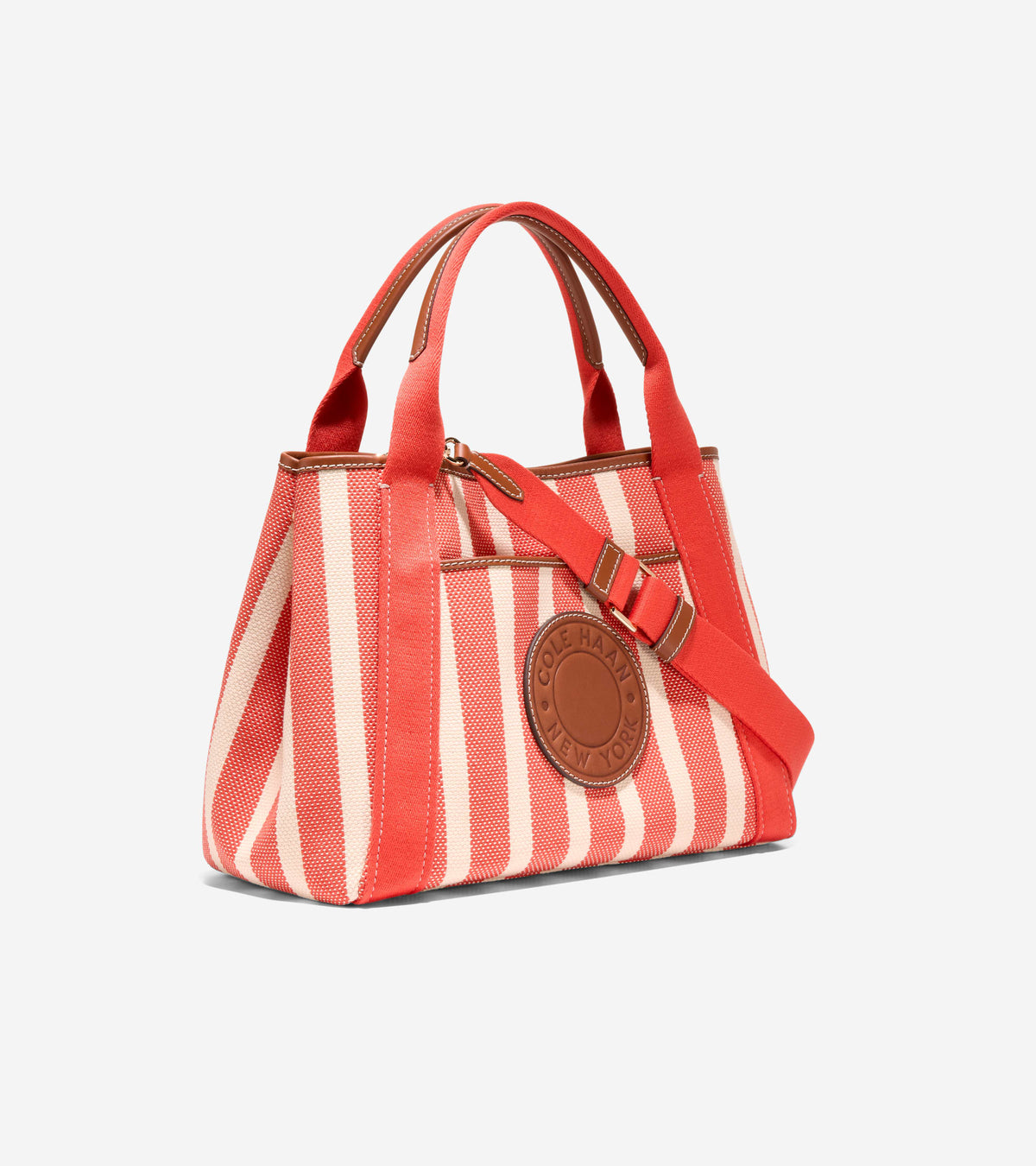 Women's Amagansett Canvas Tote Bag in Red | Cole Haan