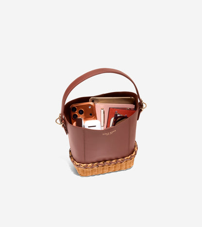 Women's Alexandria Small Bucket Crossbody Bag in Brown | Cole Haan