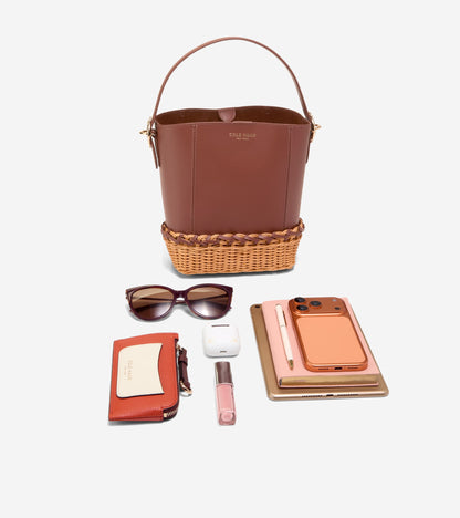 Women's Alexandria Small Bucket Crossbody Bag in Brown | Cole Haan
